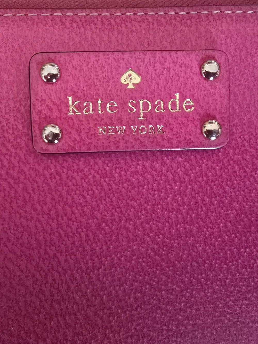 Kate Spade Wellesley Neda Leather Travel Wallet Organizer Pink EUC